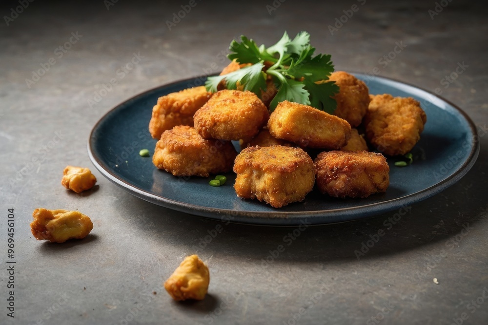 Nuggets on a plate Nuggets on a plate