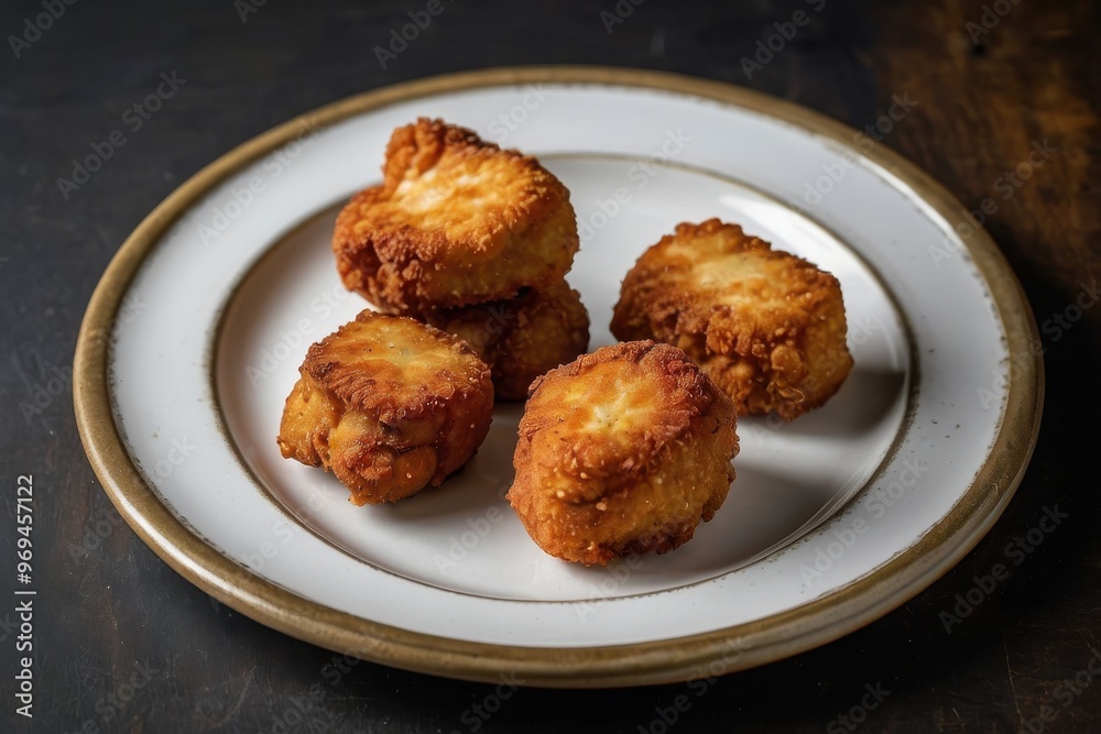 Nuggets on a plate Nuggets on a plate