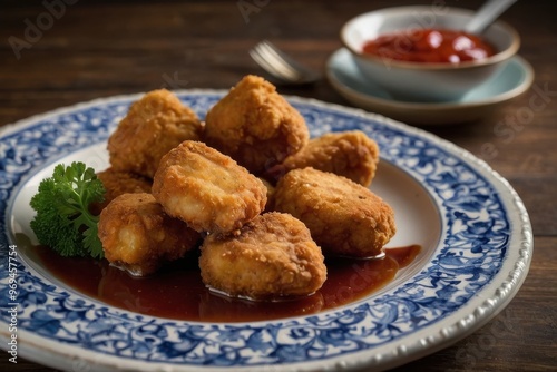 Nuggets on a plate