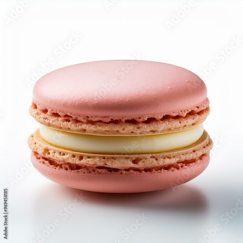 macarons isolated on white background