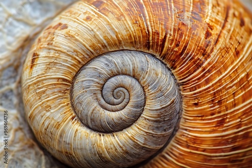 snail shell on the sand