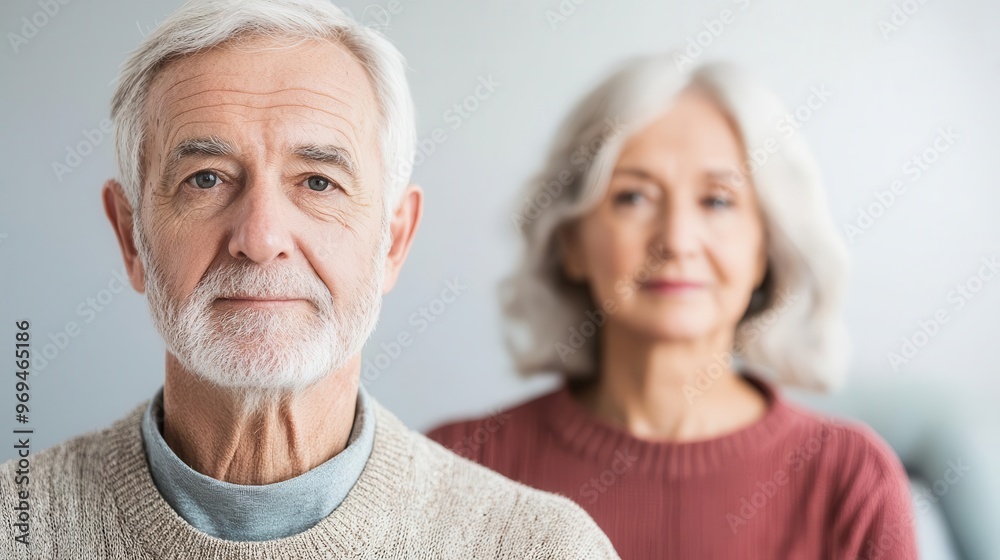 Elderly couple attending a memory care program, focusing on cognitive wellness, senior cognitive health, wellness and memory Elderly couple attending a memory care program, focusing on cognitive wellness, senior cognitive health, wellness and memory