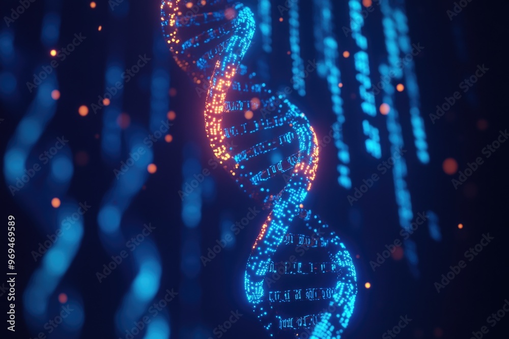 Obraz premium Double Strand DNA