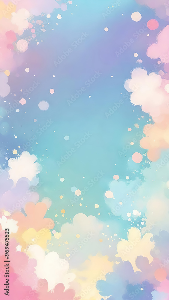clouds in the sky pastel colours background clouds in the sky pastel colours background