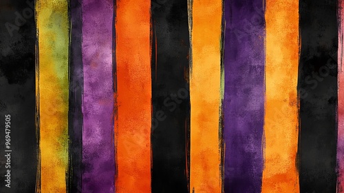 Vibrant vertical stripes in bold colors create a dynamic abstract pattern