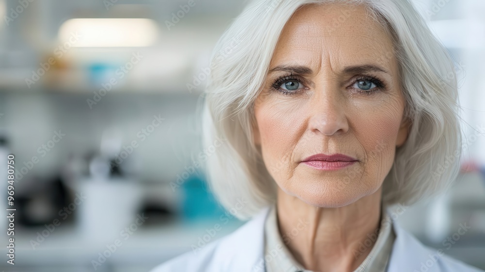 Senior woman attending a public health program on eye care and vision wellness, elderly vision care, wellness and prevention Senior woman attending a public health program on eye care and vision wellness, elderly vision care, wellness and prevention