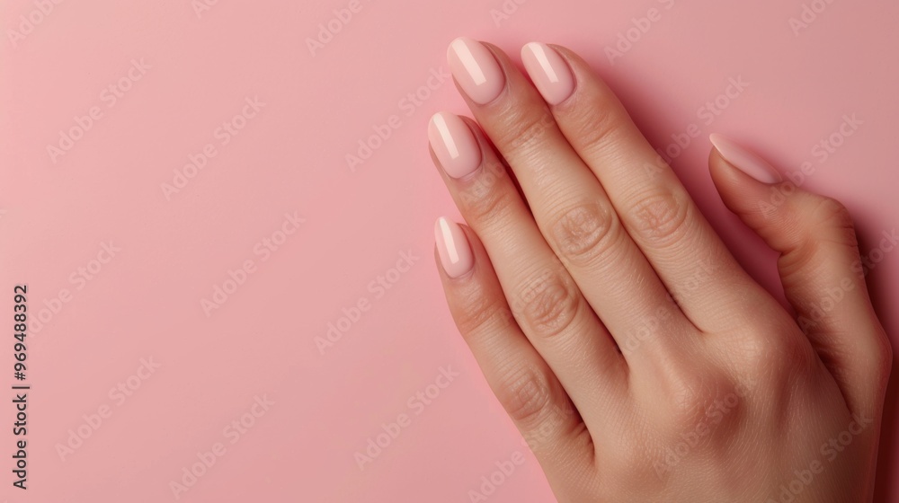 Women hands with manicured nails. Illustration generated by ai Women hands with manicured nails. Illustration generated by ai
