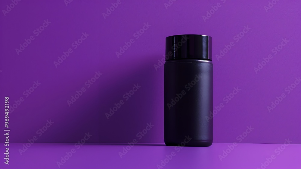 Manly deodorant with a vivid purple backdrop Manly deodorant with a vivid purple backdrop