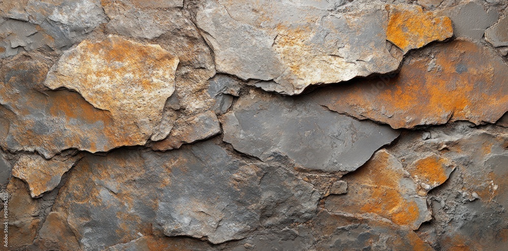 Close-up of a Rough, Weathered Rock Surface Close-up of a Rough, Weathered Rock Surface