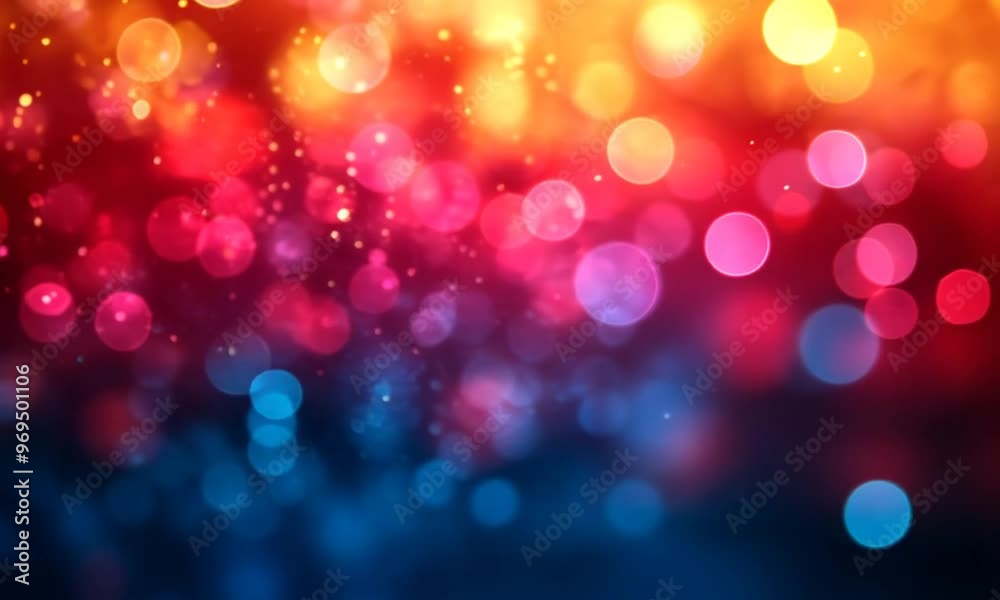 Abstract Background of Colorful Bokeh Lights Abstract Background of Colorful Bokeh Lights