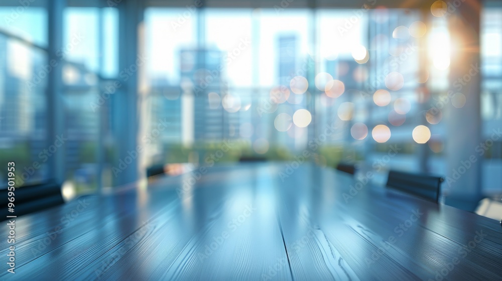 Office blurred background illustration generated by ai Office blurred background illustration generated by ai