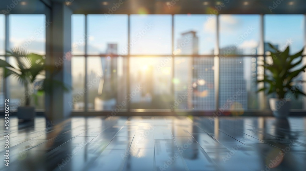 Office blurred background illustration generated by ai Office blurred background illustration generated by ai