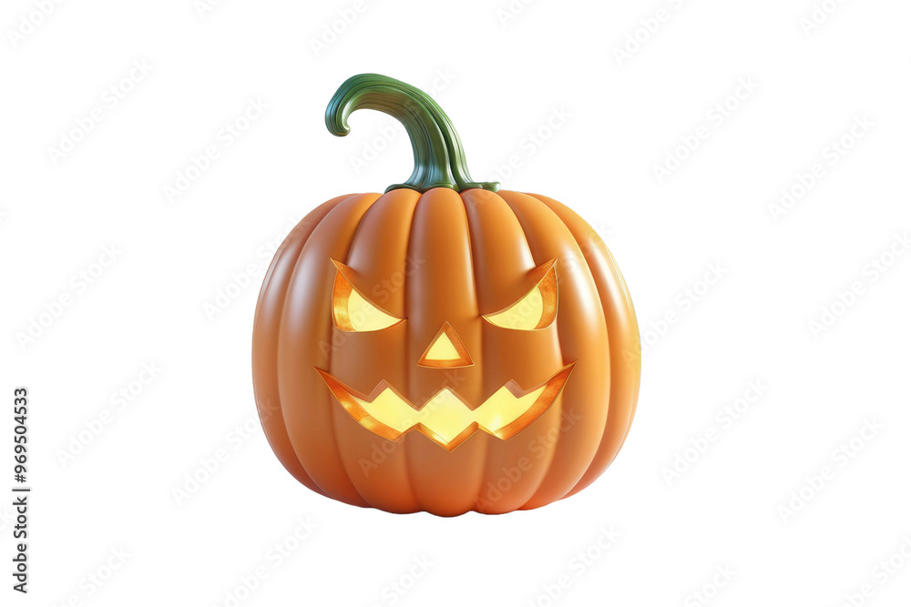 Cartoon pumpkin, full body, exuding cuteness, 3D, isolated against pristine white background, shines with a subtle sheen reflecting imaginary light Cartoon pumpkin, full body, exuding cuteness, 3D, isolated against pristine white background, shines with a subtle sheen reflecting imaginary light
