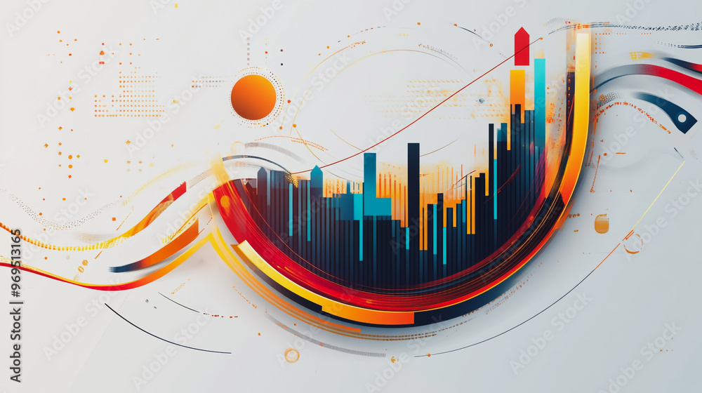 charts and graphs with statistics to innovative analyze business potential and forecast future development of companies growth. charts and graphs with statistics to innovative analyze business potential and forecast future development of companies growth.