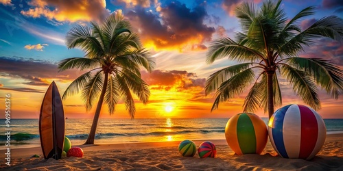 Fototapeta Naklejka Na Ścianę i Meble -  trees on the beach