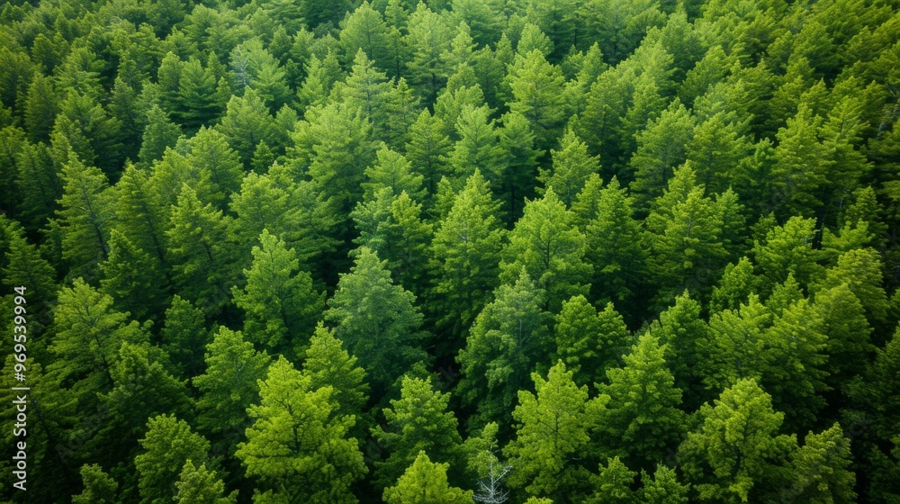 Aerial View of a Lush Green Forest Canopy Aerial View of a Lush Green Forest Canopy