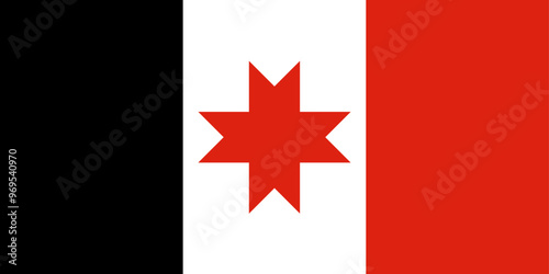 Flag of Udmurtia Republic (Russian Federation, Russia) Udmurt Republic 