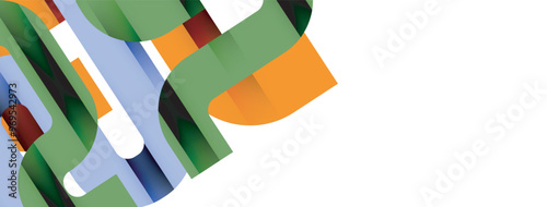 Lines, abstract letter style design background. Geometric vector Illustration For Wallpaper, Banner, Background, Card, Book Illustration, landing page