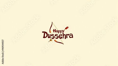 Vibrant Dussehra Illustration - Celebrate Victory of Good Over Evil with Divine Hindu Festivity Art