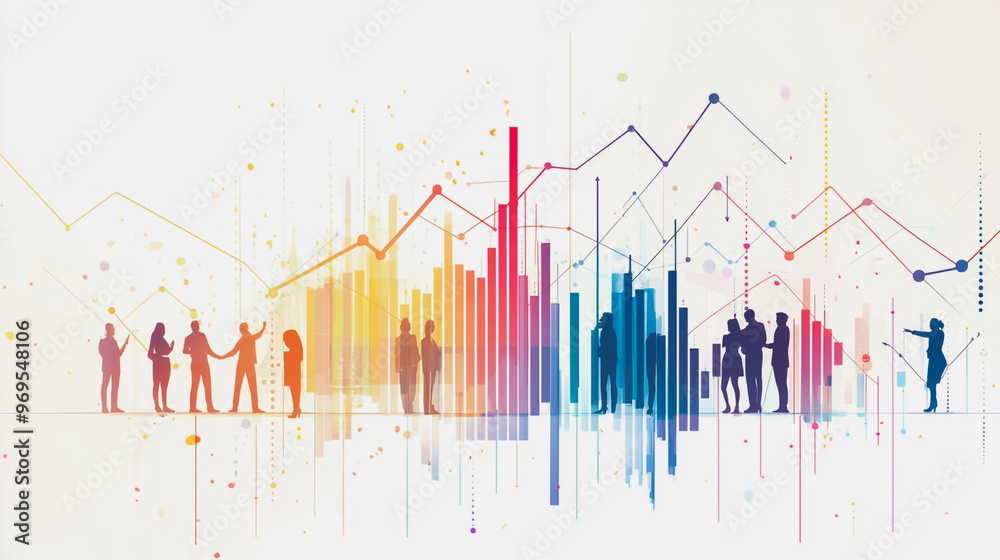 Abstract business team work stands on the peak of success amid tall, innovative Smart city and graphs with statistics to analyze business potential and predict future developments in company growth.
Abstract business team work stands on the peak of success amid tall, innovative Smart city and graphs with statistics to analyze business potential and predict future developments in company growth.