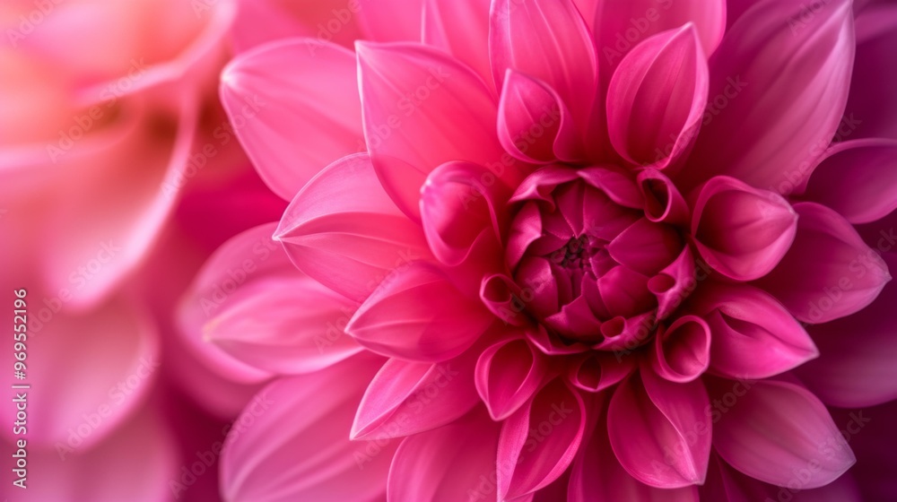 Pink Dahlia Flower Close Up Macro Photography Pink Dahlia Flower Close Up Macro Photography