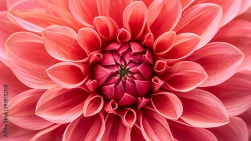 Pink Dahlia Flower Macro Photography - Close Up Petals