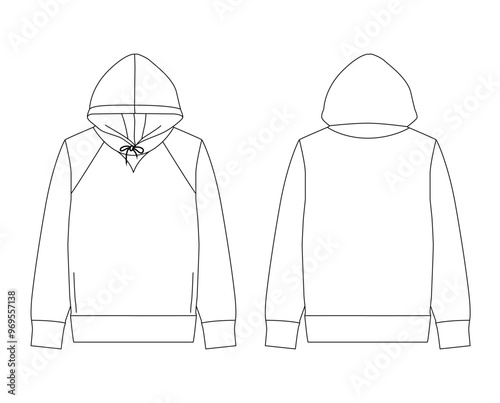 Sudadera con capucha, Vector, Sudadera con capucha mock up