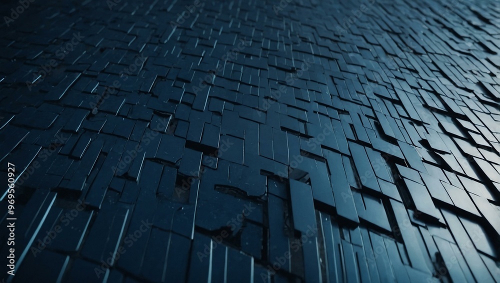 Blue geometric design with overlap lines, perfect for business themes. Blue geometric design with overlap lines, perfect for business themes.