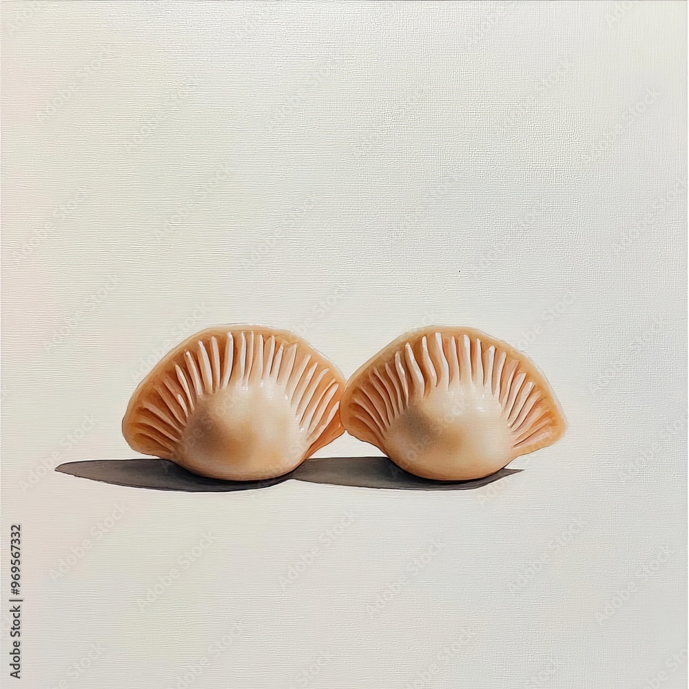 Dumpling Pair, watercolor style, simple and soft composition, pastel colors, white background, Asian theme, delicate Dumpling Pair, watercolor style, simple and soft composition, pastel colors, white background, Asian theme, delicate