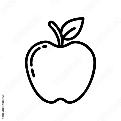 Apple icon vector