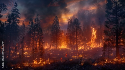 Wildfire forest fires