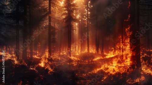 Wildfire forest fires