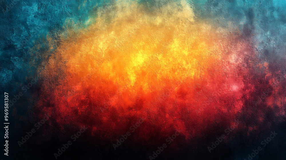 Orange and Teal Grainy Background Vertical Banner with Noise Effect Orange and Teal Grainy Background Vertical Banner with Noise Effect