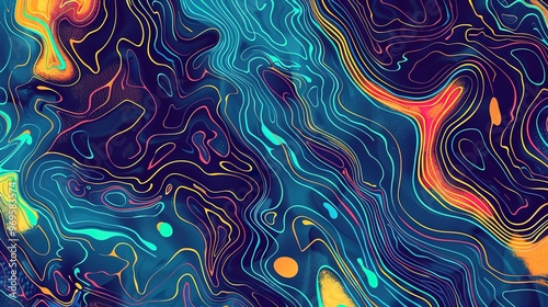 River pattern wallpaper