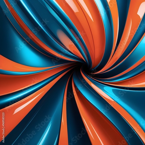 This image features a mesmerizing gradient of blue and orange hues, perfect for modern and slick design needs
