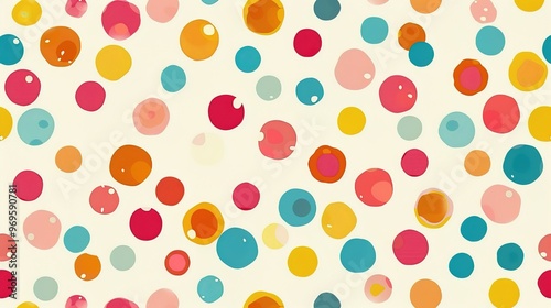 colourful dot pattern wallpaper