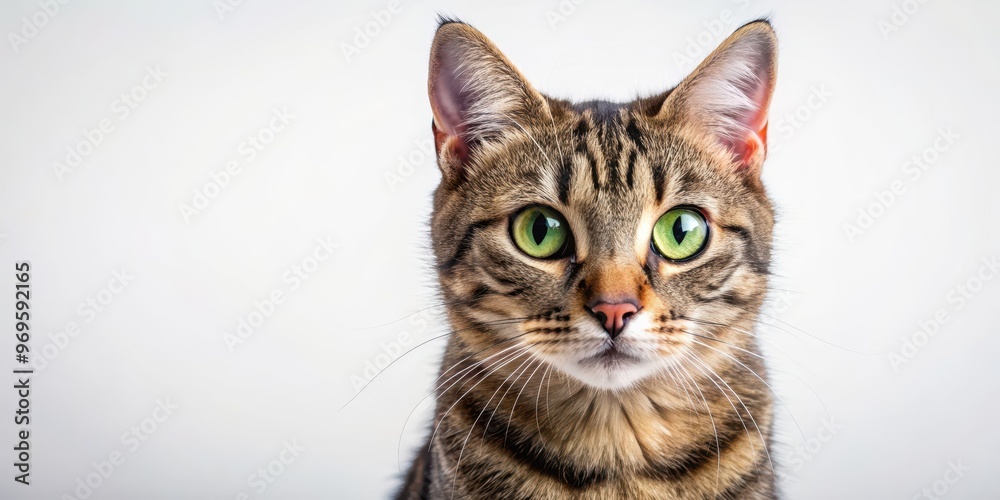 of a cute cat with green eyes on a white background, cat, fluffy, pet, feline, isolated, domestic, cute, adorable, whiskers of a cute cat with green eyes on a white background, cat, fluffy, pet, feline, isolated, domestic, cute, adorable, whiskers