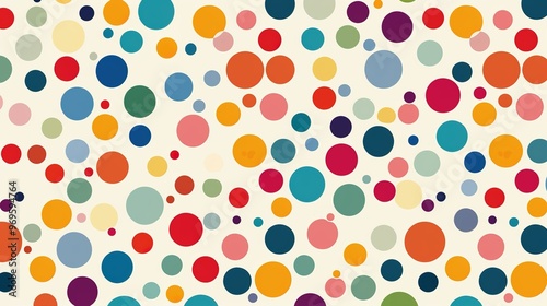 colourful dot pattern wallpaper