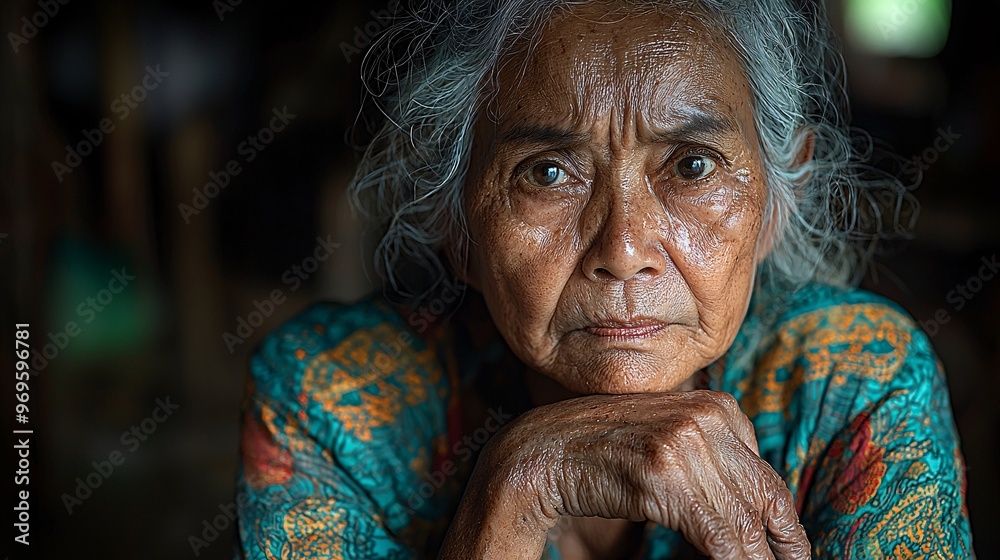 Phi Tai Thang Klom, a ghost of a woman who died in childbirth, crying out in sorrow near an old Thai village. Phi Tai Thang Klom, a ghost of a woman who died in childbirth, crying out in sorrow near an old Thai village.