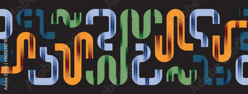 Lines, abstract letter style design background. Geometric vector Illustration For Wallpaper, Banner, Background, Card, Book Illustration, landing page