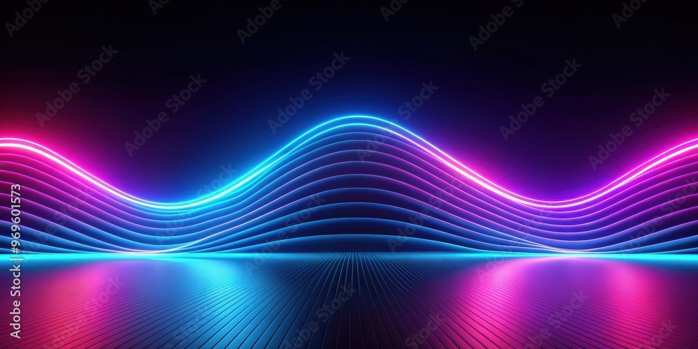 Neon wave undulating over a vast background, neon, wave, undulating, abstract, vibrant, colorful, glowing, movement Neon wave undulating over a vast background, neon, wave, undulating, abstract, vibrant, colorful, glowing, movement