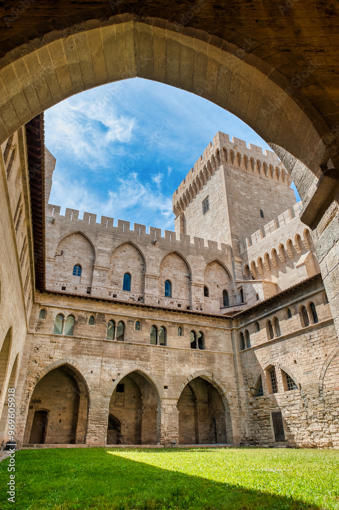 Notre Dame des Doms Cathedral in Avignon, France Notre Dame des Doms Cathedral in Avignon, France