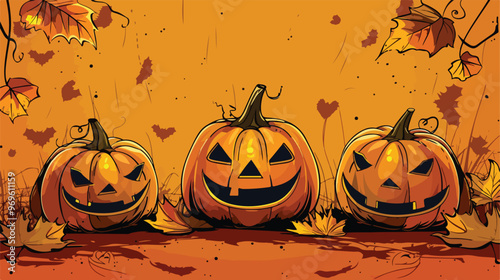 Upscale Halloween Event Vector Illustration