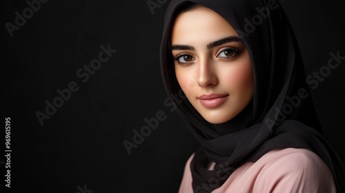 Beautiful Muslim Woman in Hijab.