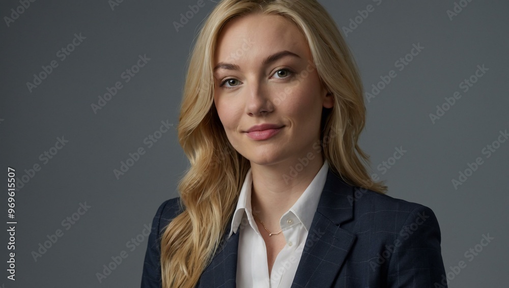 Dove in business casual attire, posed against a simple background in studio lighting. Dove in business casual attire, posed against a simple background in studio lighting.