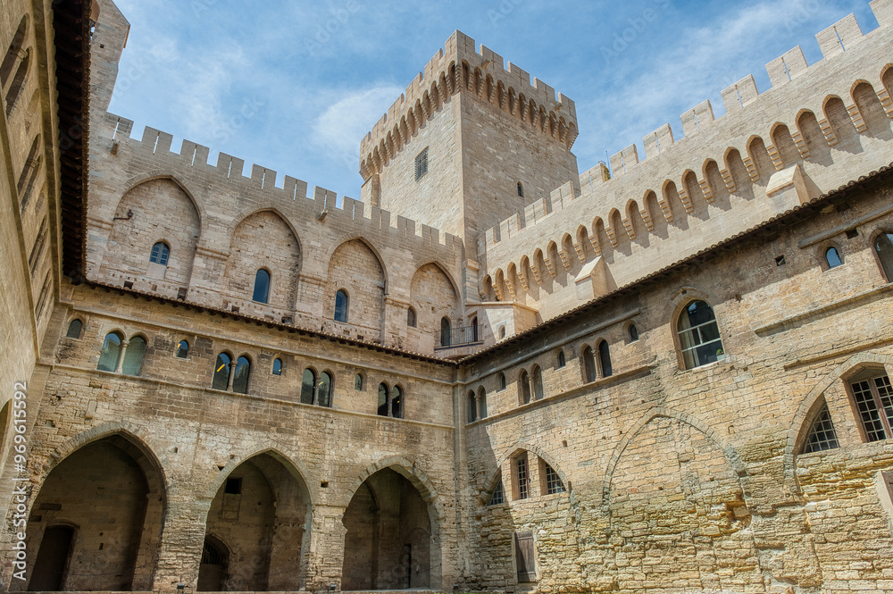 Notre Dame des Doms Cathedral in Avignon, France Notre Dame des Doms Cathedral in Avignon, France
