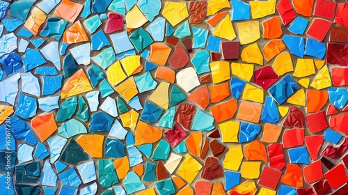 Mosaic pattern wallpaper