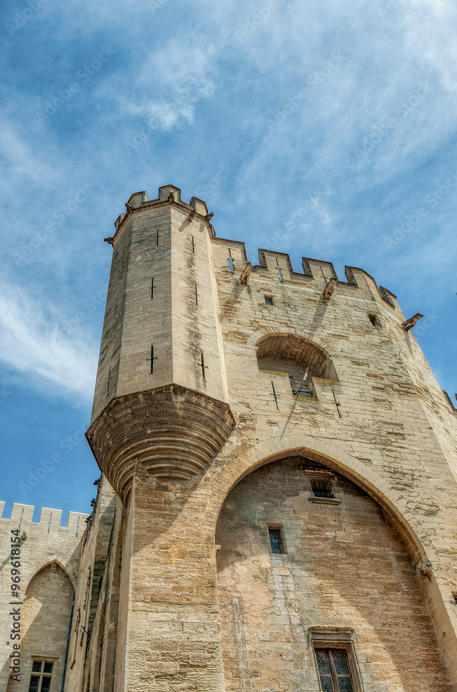 Notre Dame des Doms Cathedral in Avignon, France Notre Dame des Doms Cathedral in Avignon, France