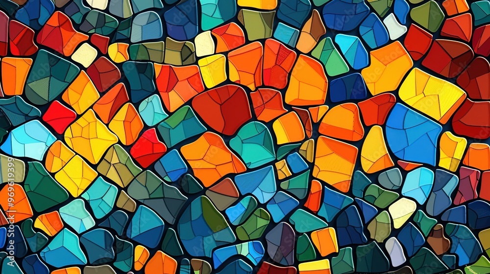 Mosaic pattern wallpaper Mosaic pattern wallpaper