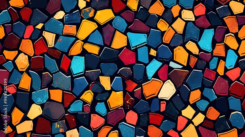 Mosaic pattern wallpaper Mosaic pattern wallpaper